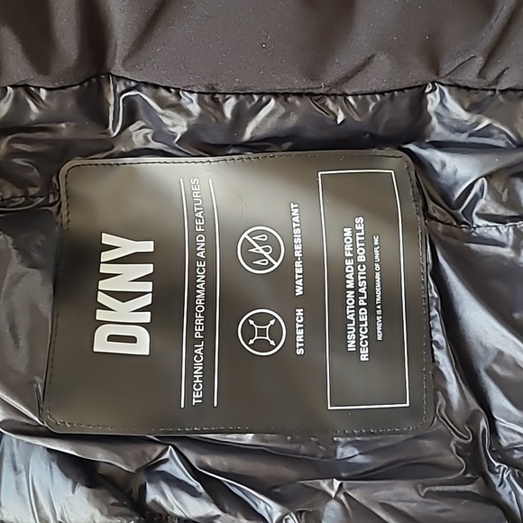 DKNY Women's Long Puffer Coat - Picture 7 of 9